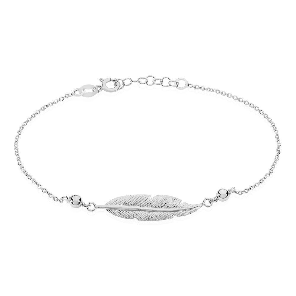 Bracelet Aliza Argent Blanc - Bracelets chaînes Femme | Marc Orian