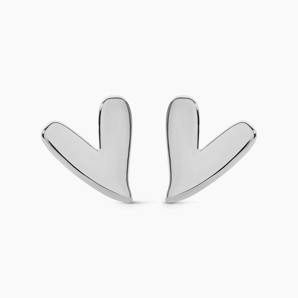 Bijoux D'Oreilles Naemia Acier Blanc - Piercings d'oreilles Femme | Marc Orian