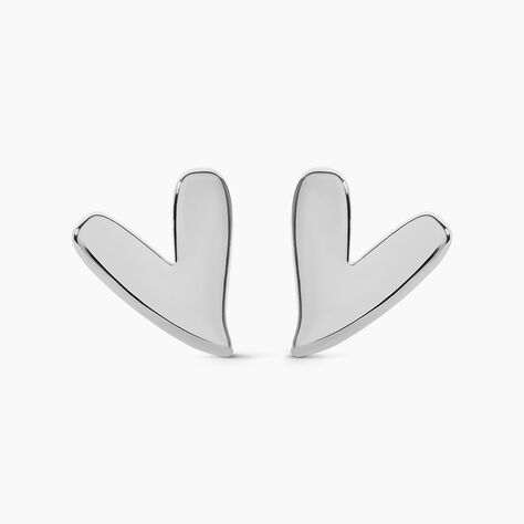 Bijoux D'Oreilles Naemia Acier Blanc - Piercings d'oreilles Femme | Marc Orian