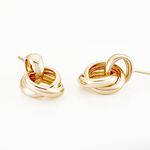 Boucles D'oreilles Pendantes Plaqu&eacute; Or Jaune Alfonsina - Pendantes Femme | Marc Orian