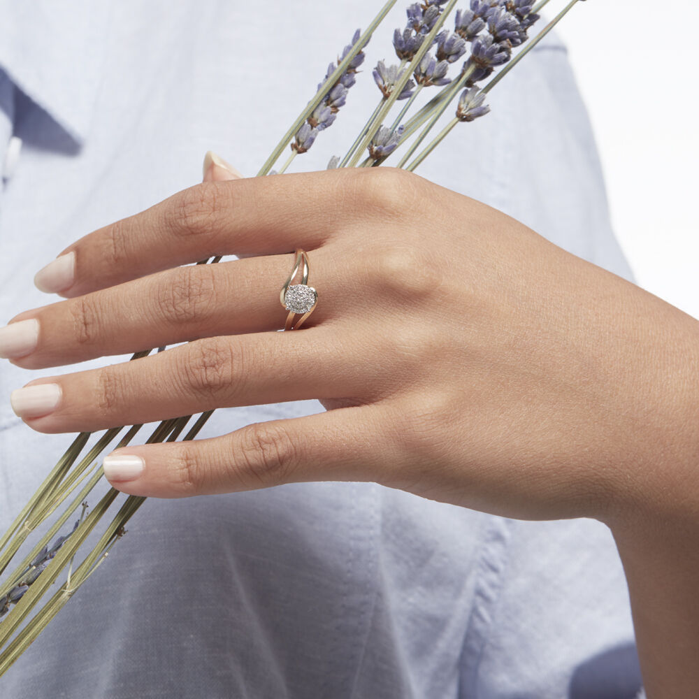 Bague Or Jaune Rosariane Diamants - Bagues pierres précieuses Femme | Marc Orian