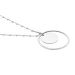 Collier Argent Blanc Ortensia - Colliers fantaisie Femme | Marc Orian