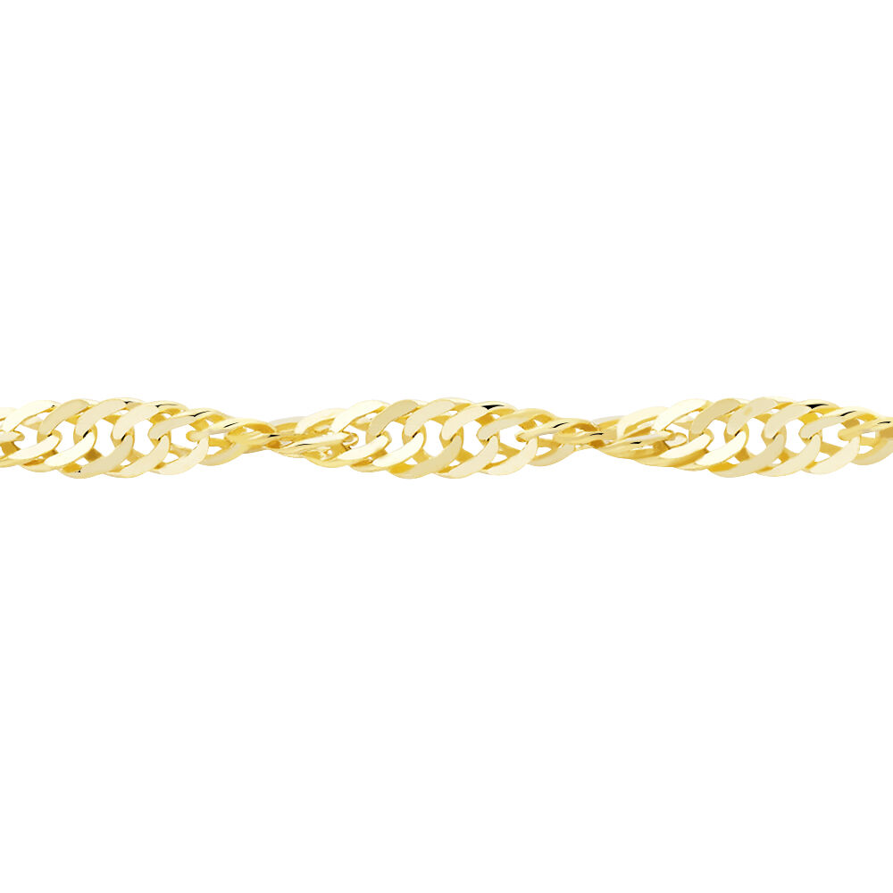 Cha&icirc;ne Imanie Maille Singapour Or Jaune - Chaines Femme | Marc Orian