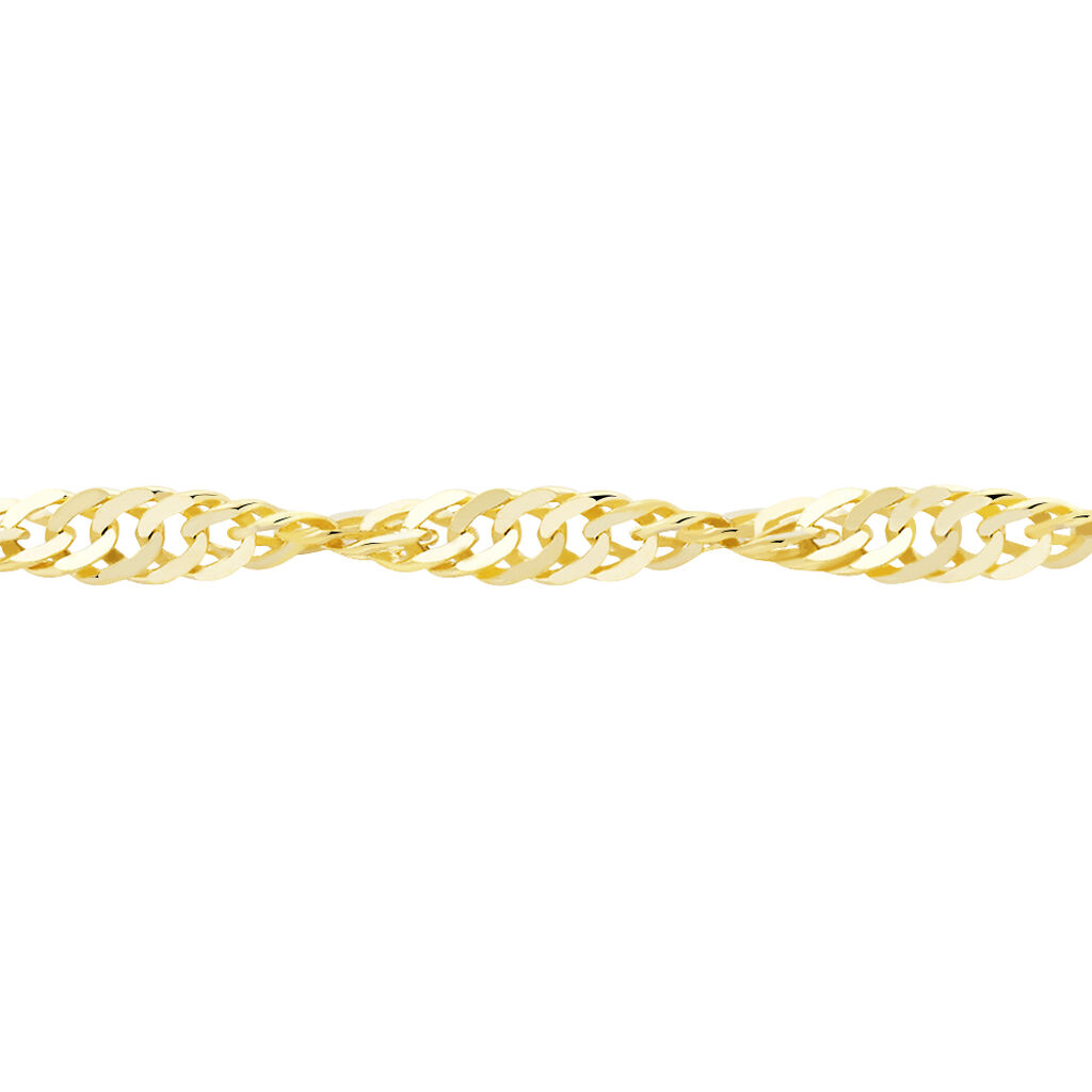 Cha&icirc;ne Imanie Maille Singapour Or Jaune - Chaines Femme | Marc Orian