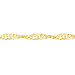 Cha&icirc;ne Imanie Maille Singapour Or Jaune - Chaines Femme | Marc Orian