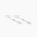 Boucles D'oreilles Pendantes Grethel Argent Blanc Turquoise - Pendantes Femme | Marc Orian
