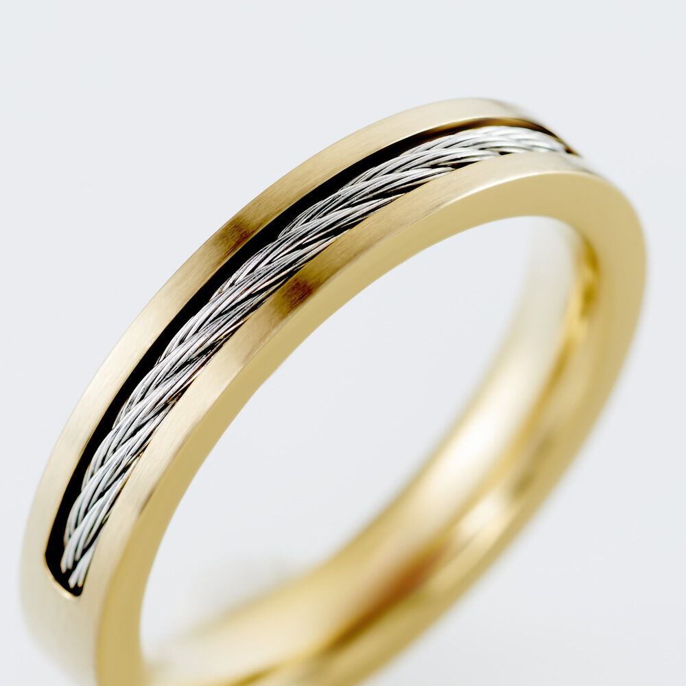 Bague Andro Acier Bicolore - Ventes Privées Homme | Marc Orian