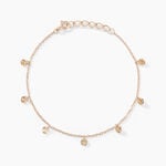 Bracelet Collie Argent Rose Oxyde De Zirconium - Bracelets fantaisie Femme | Marc Orian