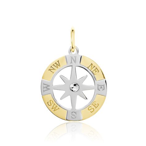 Pendentif Demyan Or Bicolore Oxyde De Zirconium - Pendentifs Homme | Marc Orian