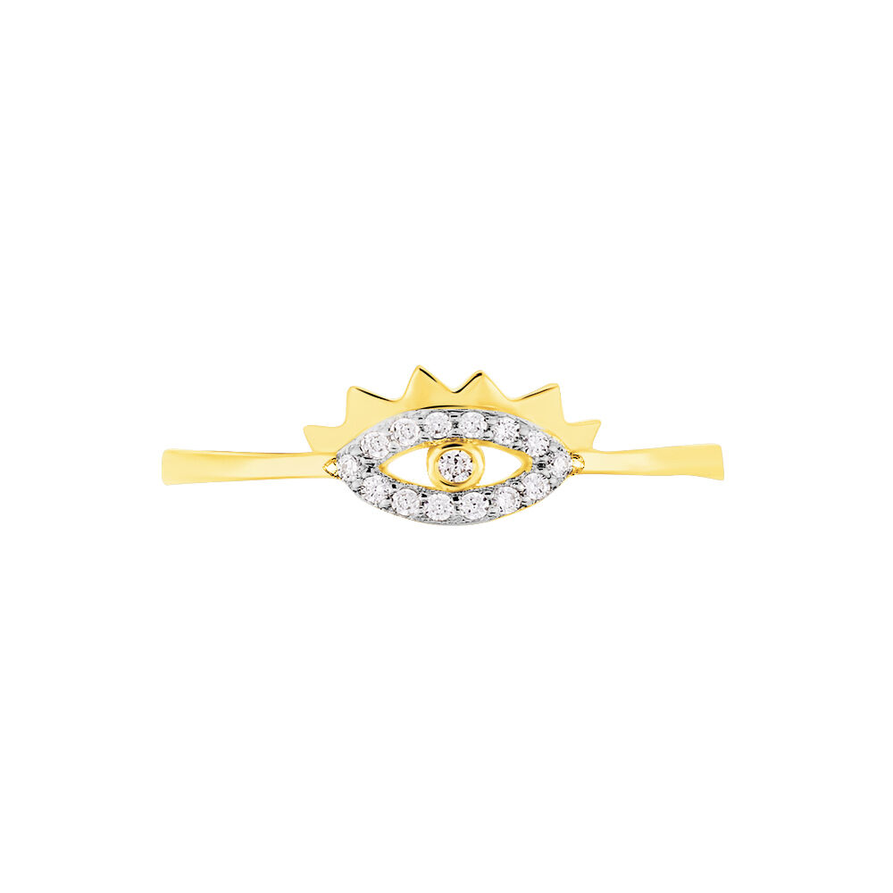 Bague Anahide Or Jaune Oxyde De Zirconium - Bagues avec pierre Femme | Marc Orian