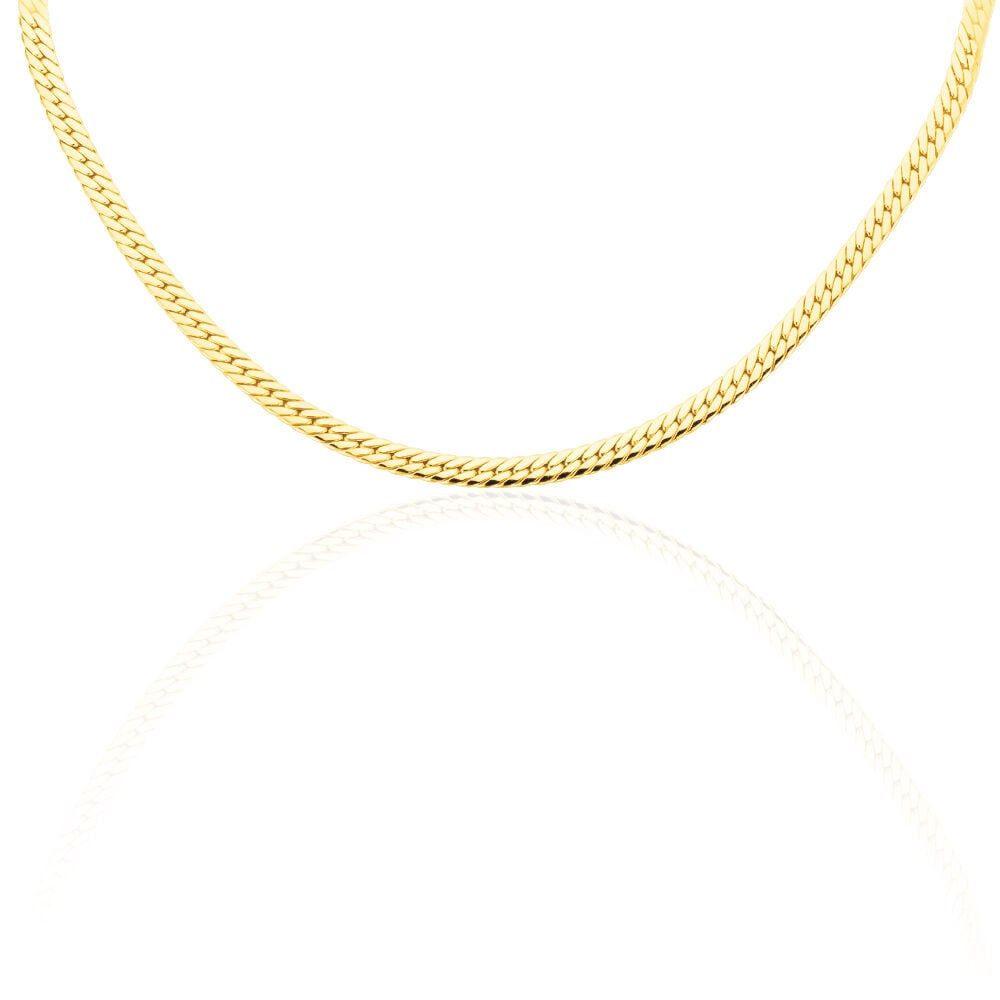 Collier Doline Maille Anglaise Or Jaune - Chaines Femme | Marc Orian