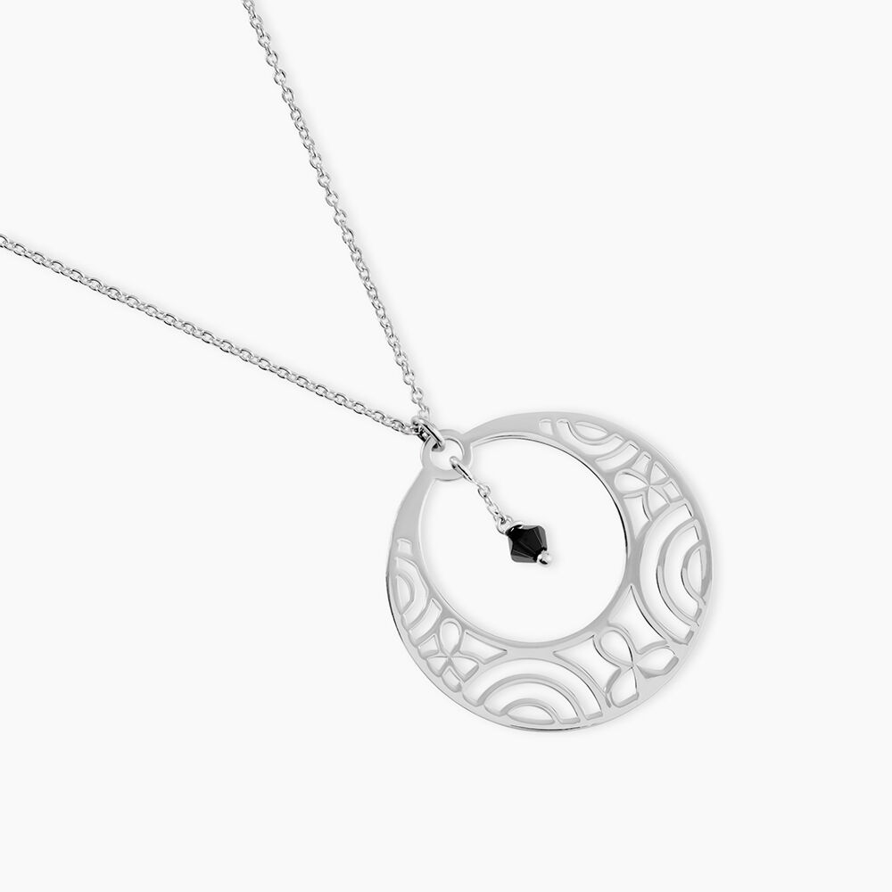 Collier Kayra Argent Blanc Pierre De Synthese - Colliers avec pierres Femme | Marc Orian