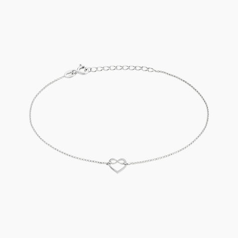 Bracelet Ysalis Argent Blanc - Bracelets chaînes Femme | Marc Orian
