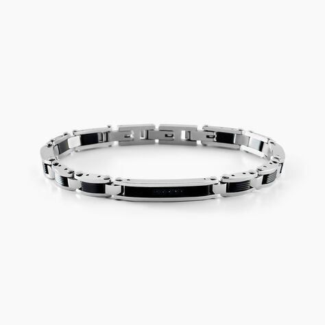Bracelet Dax Acier Bicolore Oxyde De Zirconium - Bracelets cha&icirc;nes Homme | Marc Orian