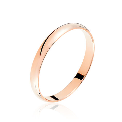Alliance Meredithe Demi Jonc Classique Or Rose - Alliances Famille | Marc Orian