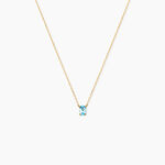 Collier Ovale Or Jaune Topaze - Colliers solitaires Femme | Marc Orian