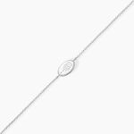 Bracelet Dhyana Argent Blanc Oxyde De Zirconium - Bracelets fantaisie Femme | Marc Orian