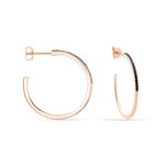 Cr&eacute;oles Vincenette Rondes Argent Rose Oxyde De Zirconium - Cr&eacute;oles Femme | Marc Orian