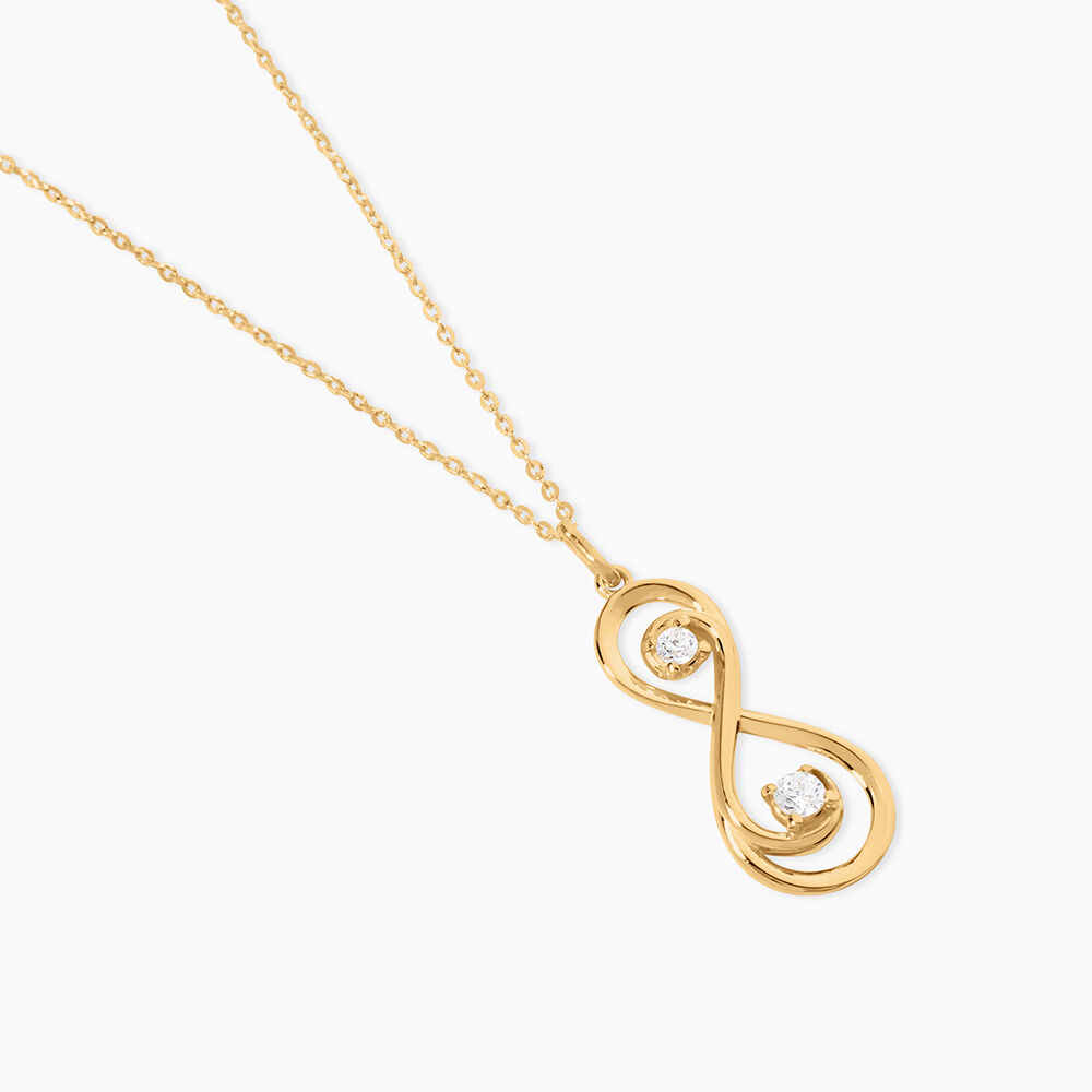 Collier Ademar Or Jaune Oxyde De Zirconium - Colliers avec pierres Femme | Marc Orian