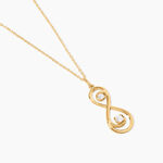 Collier Ademar Or Jaune Oxyde De Zirconium - Colliers avec pierres Femme | Marc Orian