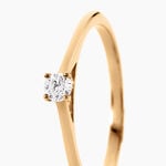 Bague Brynne Plaqu&eacute; Or Jaune Oxyde De Zirconium - Bijoux fantaisie Femme | Marc Orian