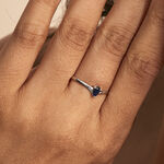 Bague Solitaire Goutte Or Blanc Saphir - Solitaires Femme | Marc Orian