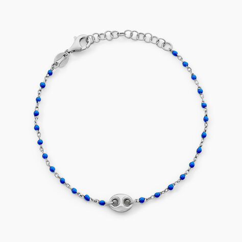Bracelet Muguette Argent Blanc - Bracelets chaînes Femme | Marc Orian