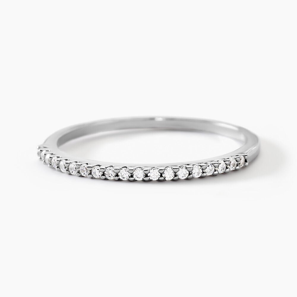 Bague Jaquelyn Argent Blanc Oxyde De Zirconium - Bijoux fantaisie Femme | Marc Orian