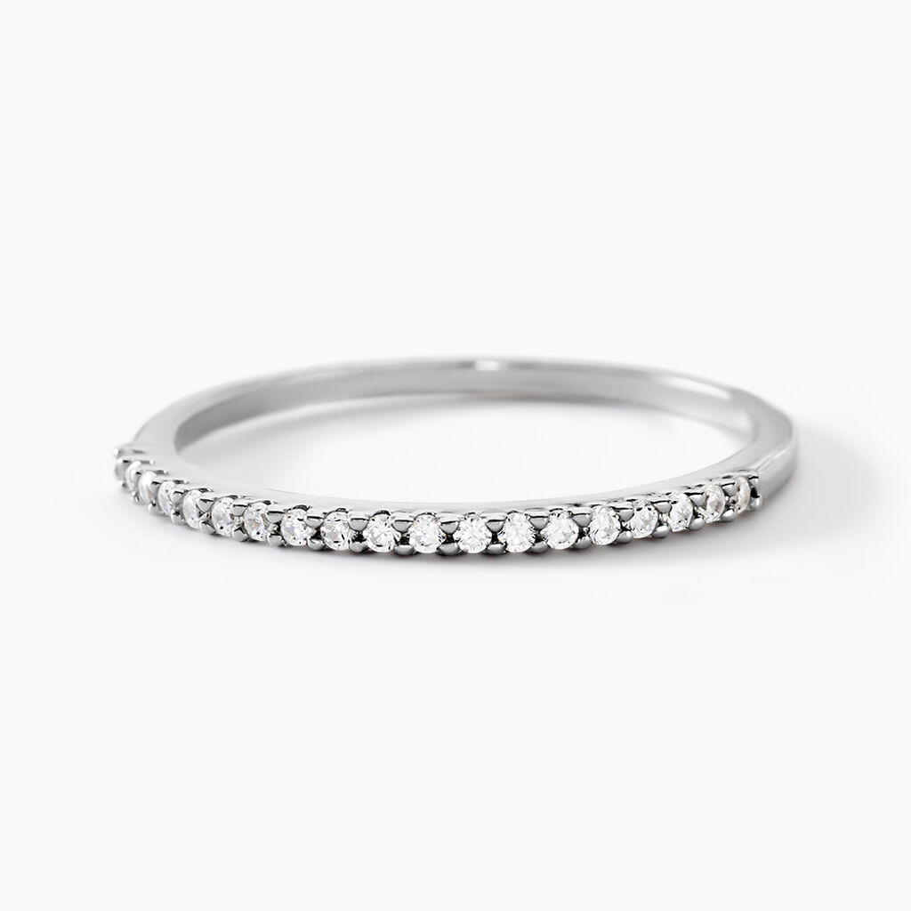 Bague Jaquelyn Argent Blanc Oxyde De Zirconium - Bijoux fantaisie Femme | Marc Orian
