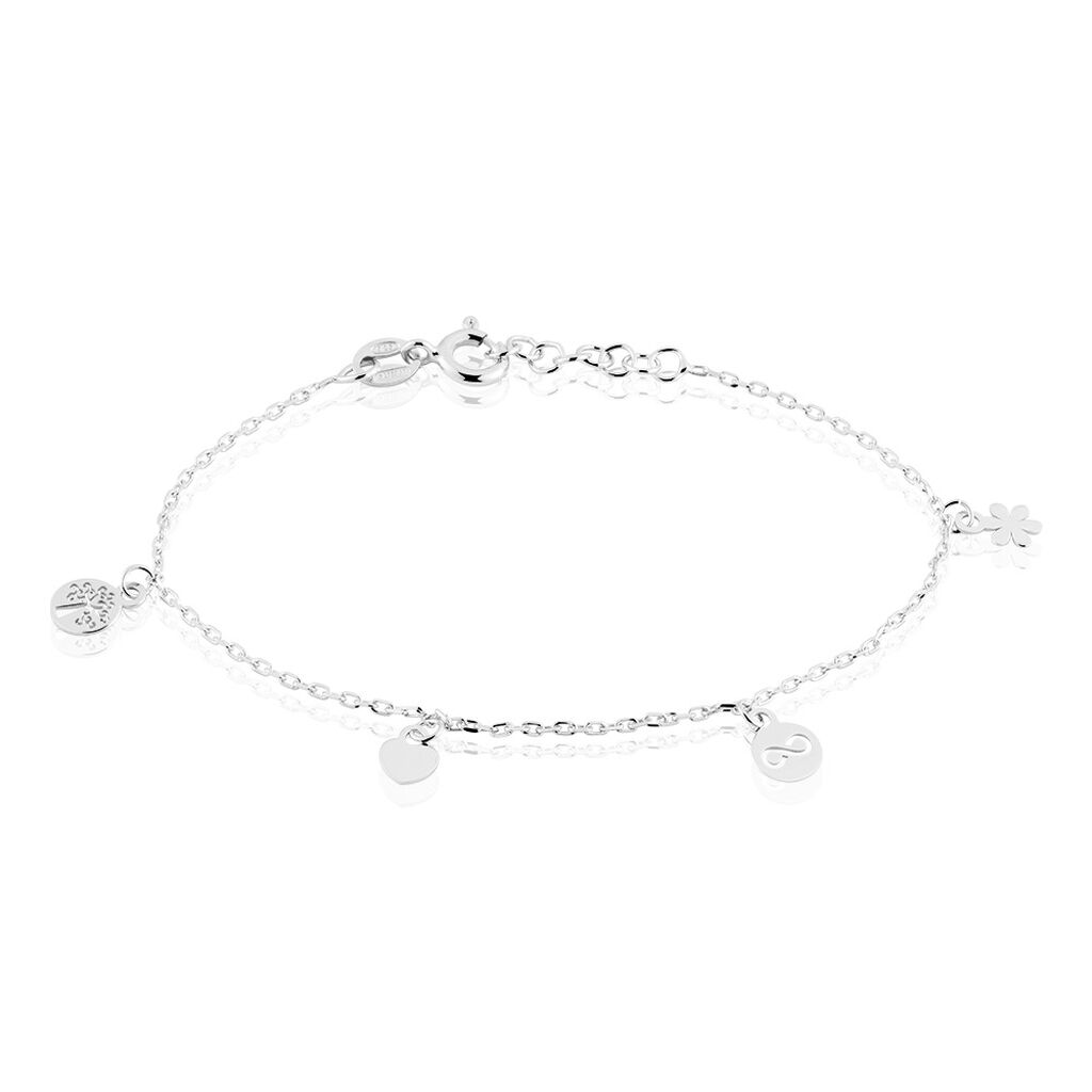 Bracelet Vao Argent Blanc - Bracelets fantaisie Femme | Marc Orian