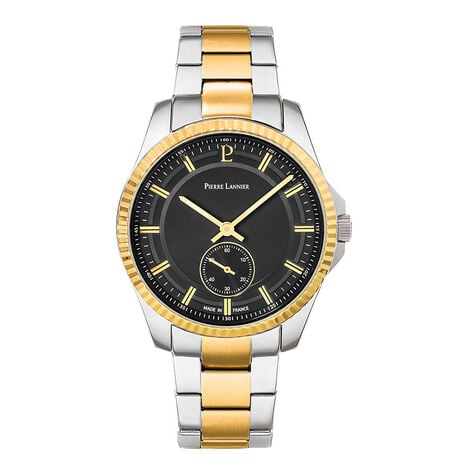 Montre Pierre Lannier Metropolitain Noir - Montres étanches Homme | Marc Orian