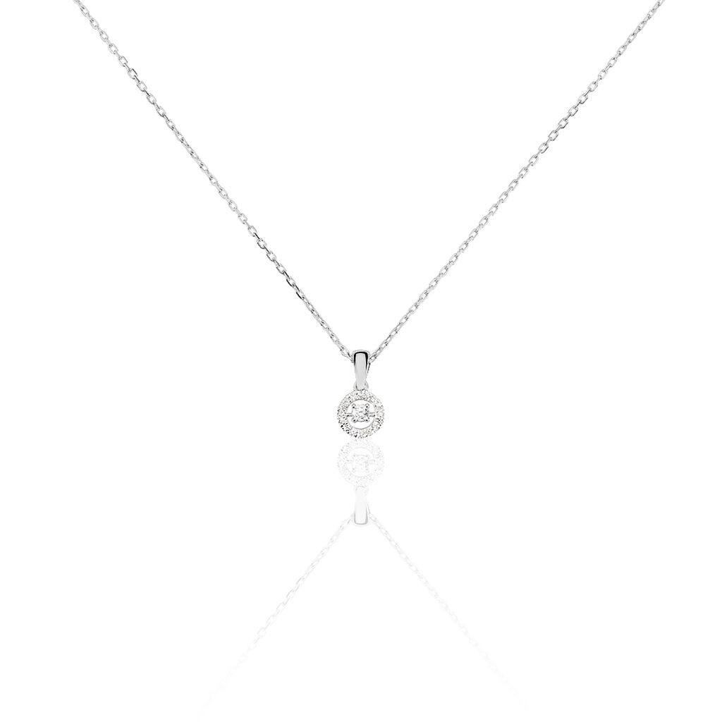 Collier Domitia Or Blanc Diamant - Colliers Femme | Marc Orian