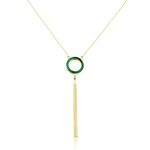 Collier L'incessante Or Jaune Malachite - Colliers avec pierres Femme | Marc Orian