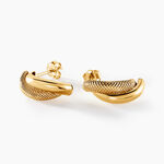 Boucles D'oreilles Puces Sawney Or Jaune - Puces Femme | Marc Orian