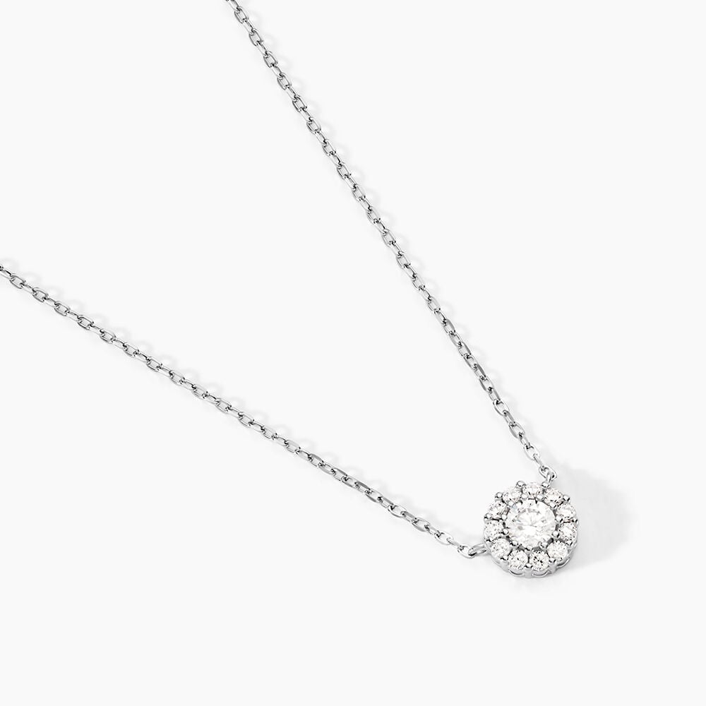 Collier Swanny Argent Blanc Oxyde De Zirconium - Colliers avec pierres Femme | Marc Orian