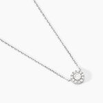 Collier Swanny Argent Blanc Oxyde De Zirconium - Colliers avec pierres Femme | Marc Orian