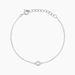 Bracelet Sylvette Argent Blanc Oxyde De Zirconium - Bracelets fantaisie Femme | Marc Orian