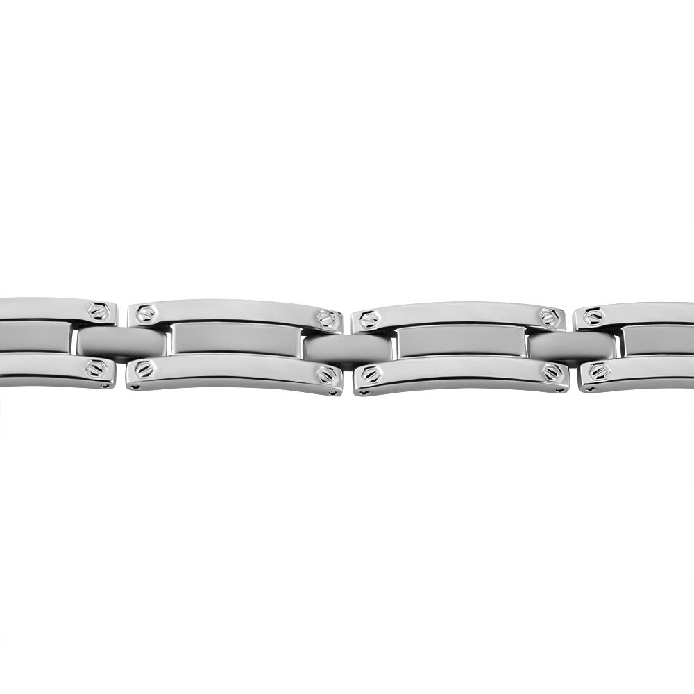 Bracelet Hector Acier Blanc - Bracelets chaînes Homme | Marc Orian