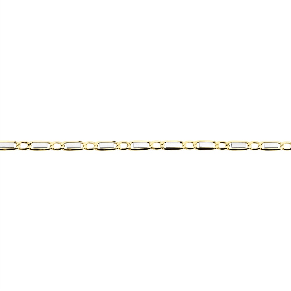 Collier Danae Plaquette Or Bicolore - Chaines Homme | Marc Orian