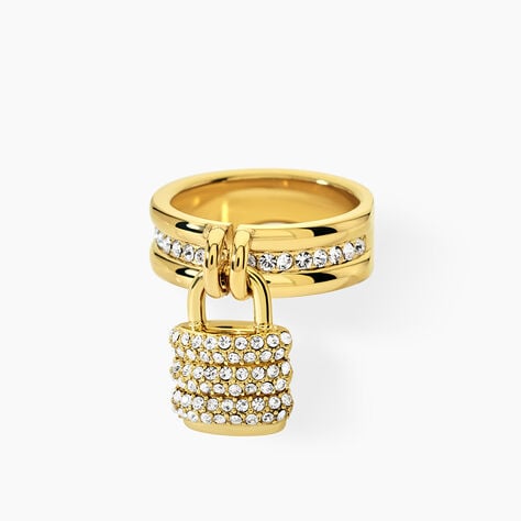 Bague Guess My Secret Acier Dor&eacute; Oxyde De Zirconium - Bijoux fantaisie Femme | Marc Orian