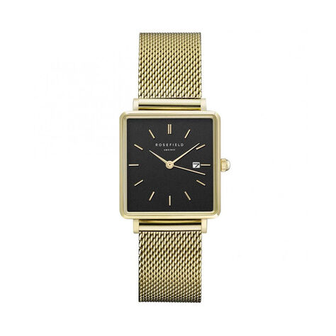 Montre Rosefield The Boxy Noir - Montres étanches Femme | Marc Orian