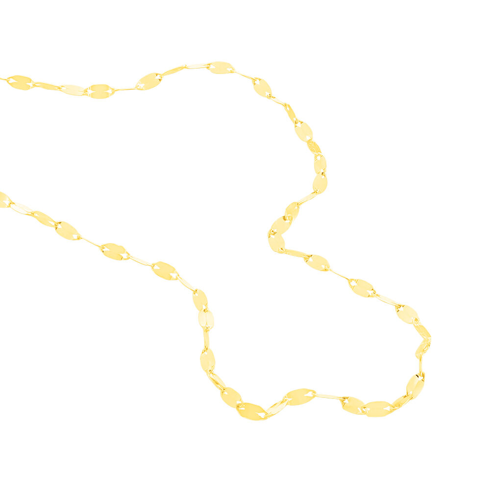 Chaîne Camelie Maille Lumina Or Jaune - Chaines Femme | Marc Orian