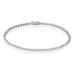 Bracelet Aleonor Or Blanc Diamant - Bracelets chaînes Femme | Marc Orian