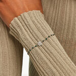 Bracelet Mystic Argent Blanc Malachite - Bracelets fantaisie Femme | Marc Orian