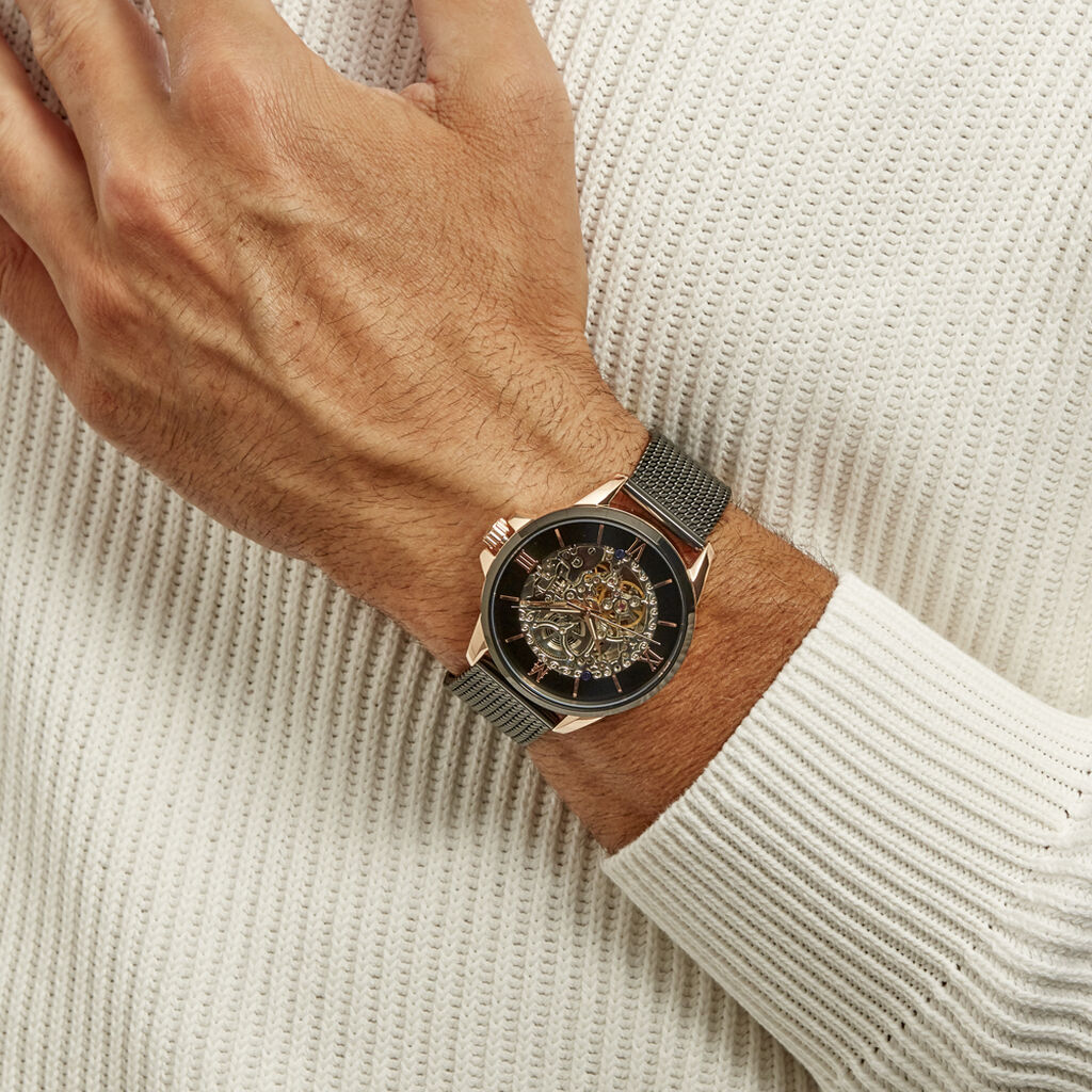 Montre Montignac S Automatique Noir - Montres automatique Homme | Marc Orian