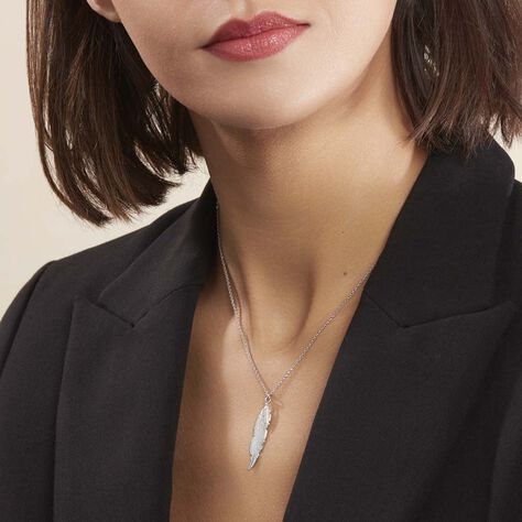 Collier Violka Argent Blanc - Colliers Femme | Marc Orian