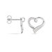 Boucles D'oreilles Puces Daviane Argent Blanc Oxyde De Zirconium - Puces Femme | Marc Orian