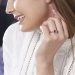 Bague Or Jaune Rubis Diamants - Bagues vintage Femme | Marc Orian