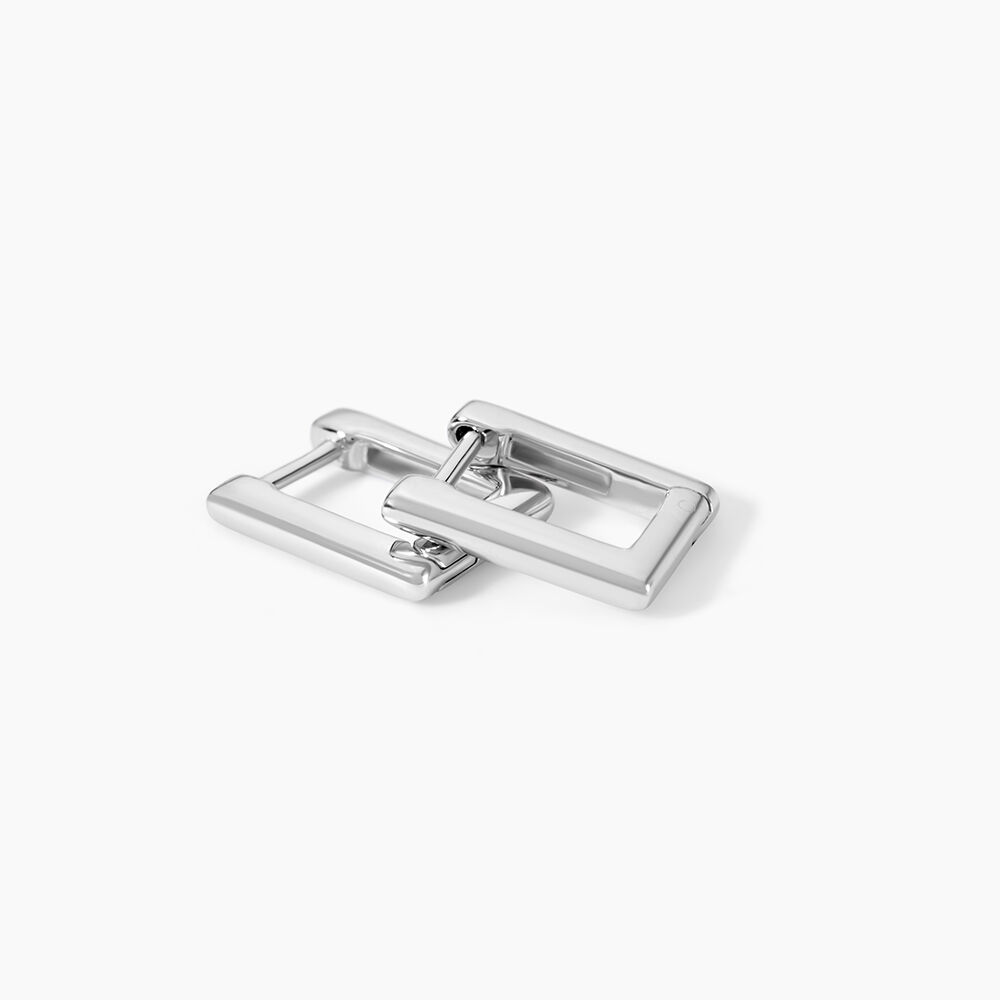 Cr&eacute;oles Carlota Argent Blanc - Cr&eacute;oles Femme | Marc Orian