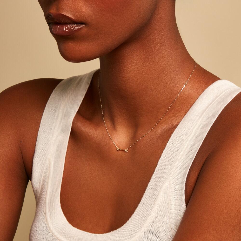 Collier Fiorenzo Or Jaune Diamant - Colliers avec pierres Femme | Marc Orian